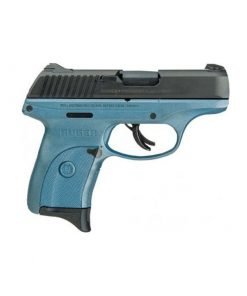 Ruger LC9s 9mm Luger Semi Auto Handgun 3.12" Barrel 7 Rounds Polymer Frame Blued Slide Titanium Blue Frame Finish